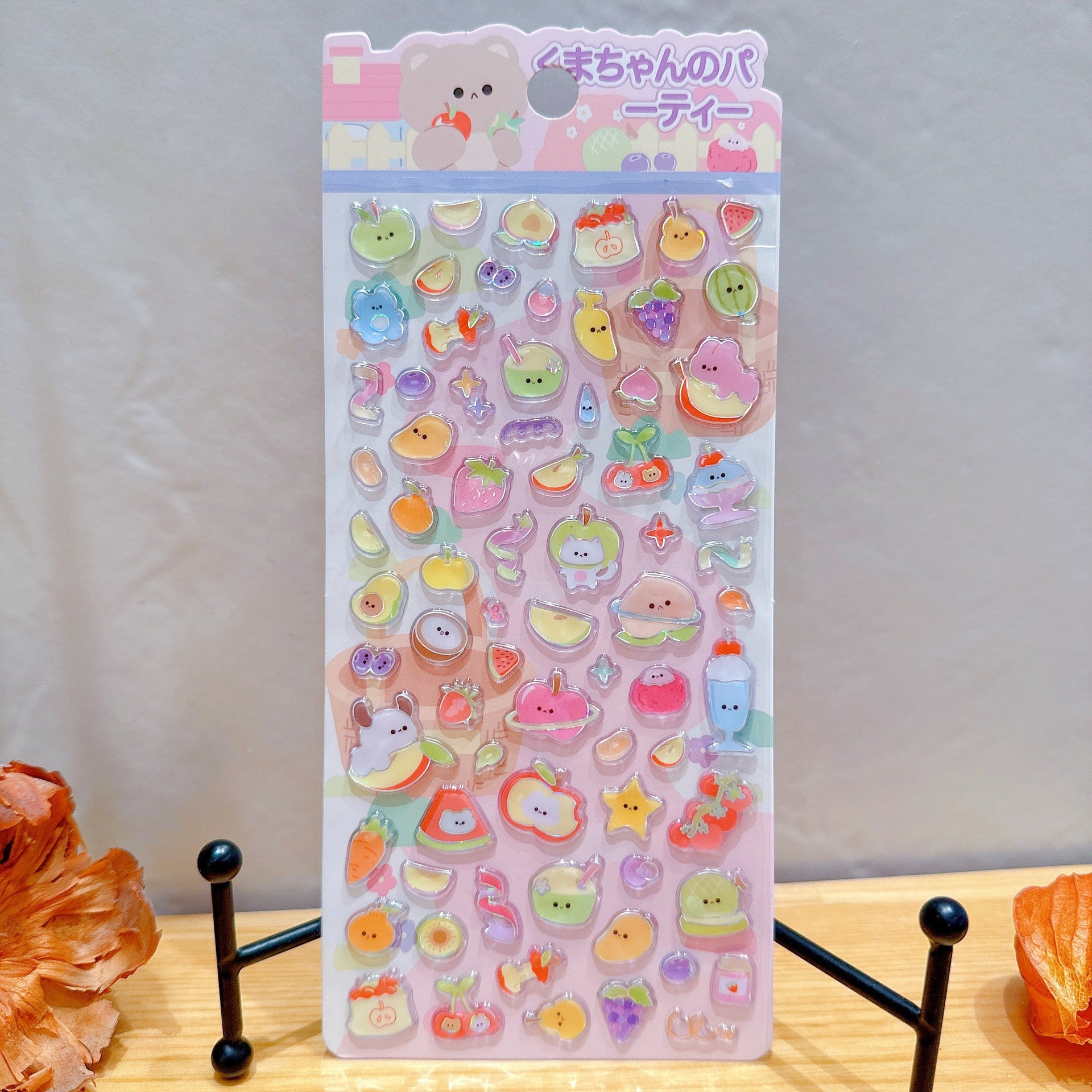 Food Pig Panda Animal PVC Stickers [EV01-EV04]