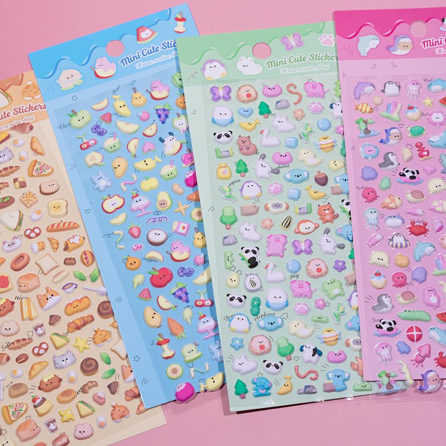 Cute Colorful Animal Fruit Food Sticker
