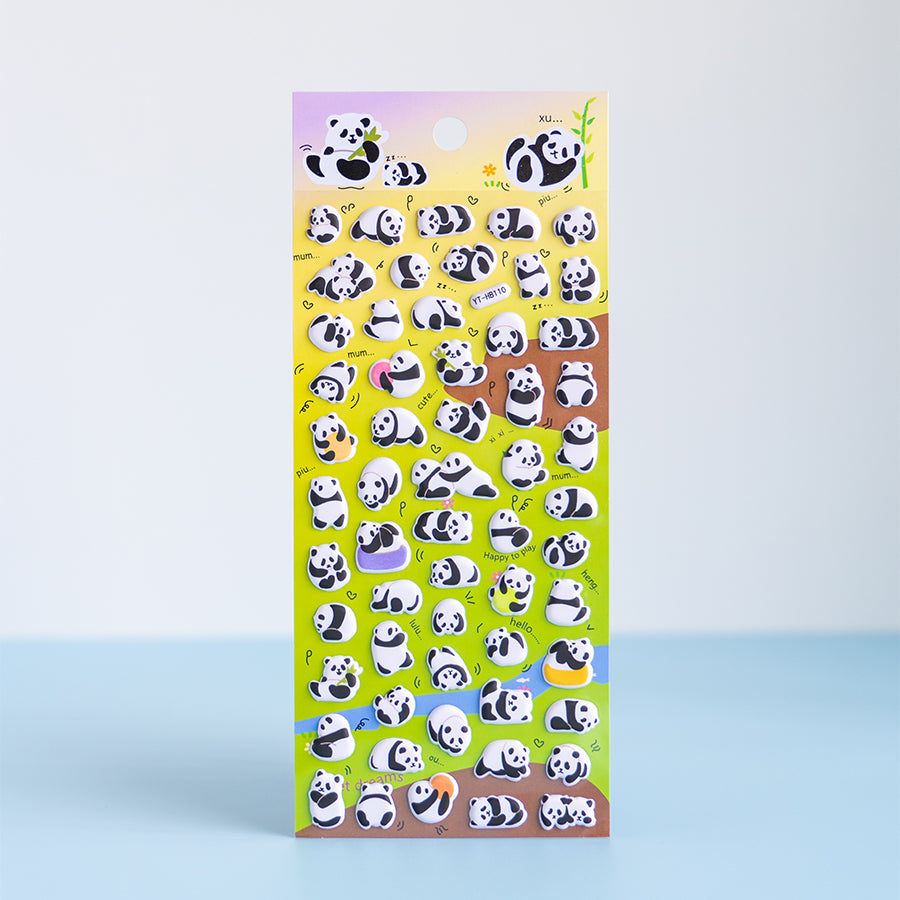 3D Cartoon Foam Animal Journal Stickers [109-120]