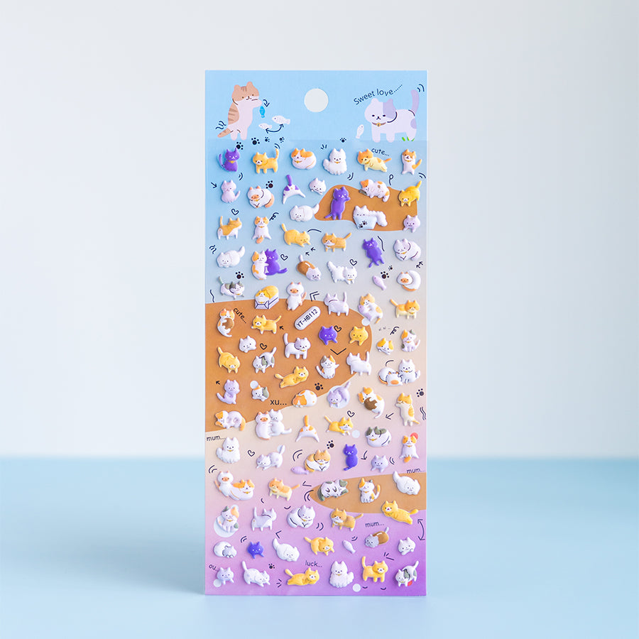 3D Cartoon Foam Animal Journal Stickers [109-120]