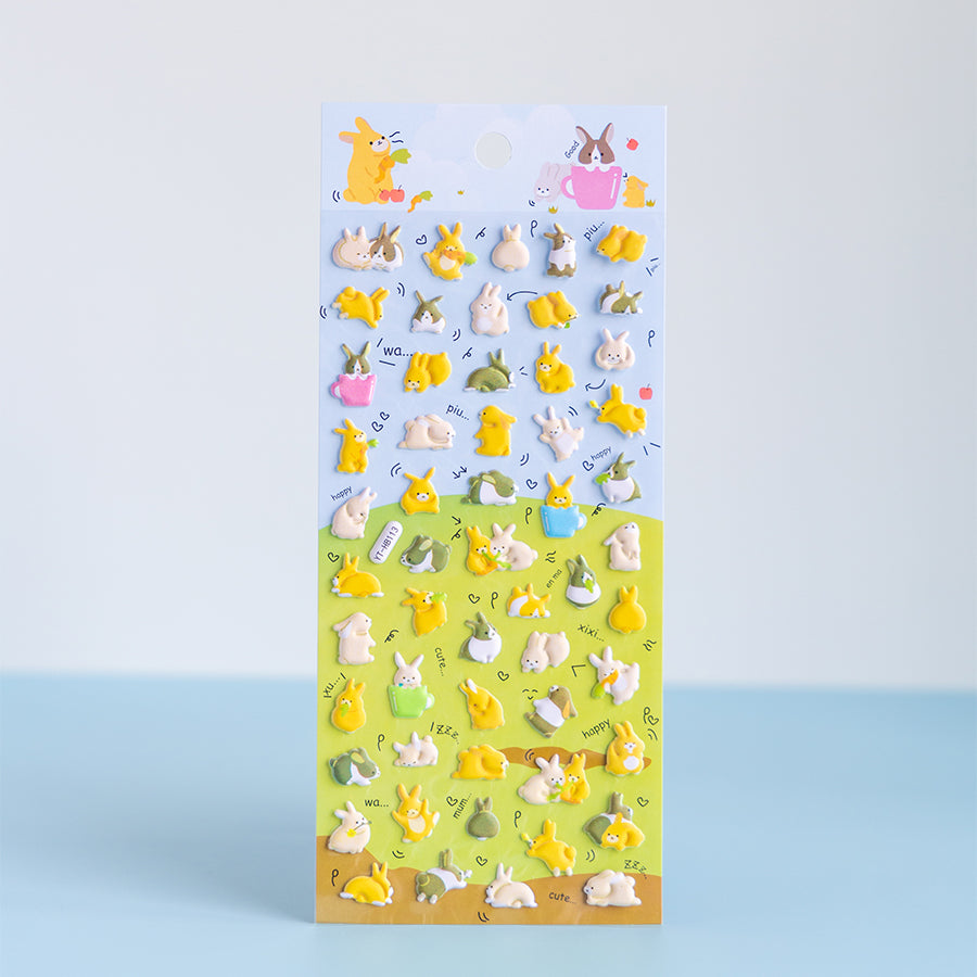 3D Cartoon Foam Animal Journal Stickers [109-120]