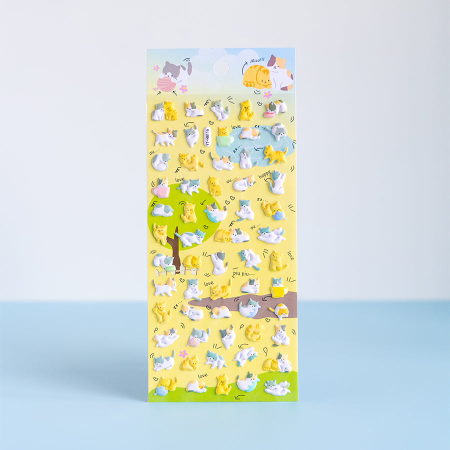 3D Cartoon Foam Animal Journal Stickers [109-120]