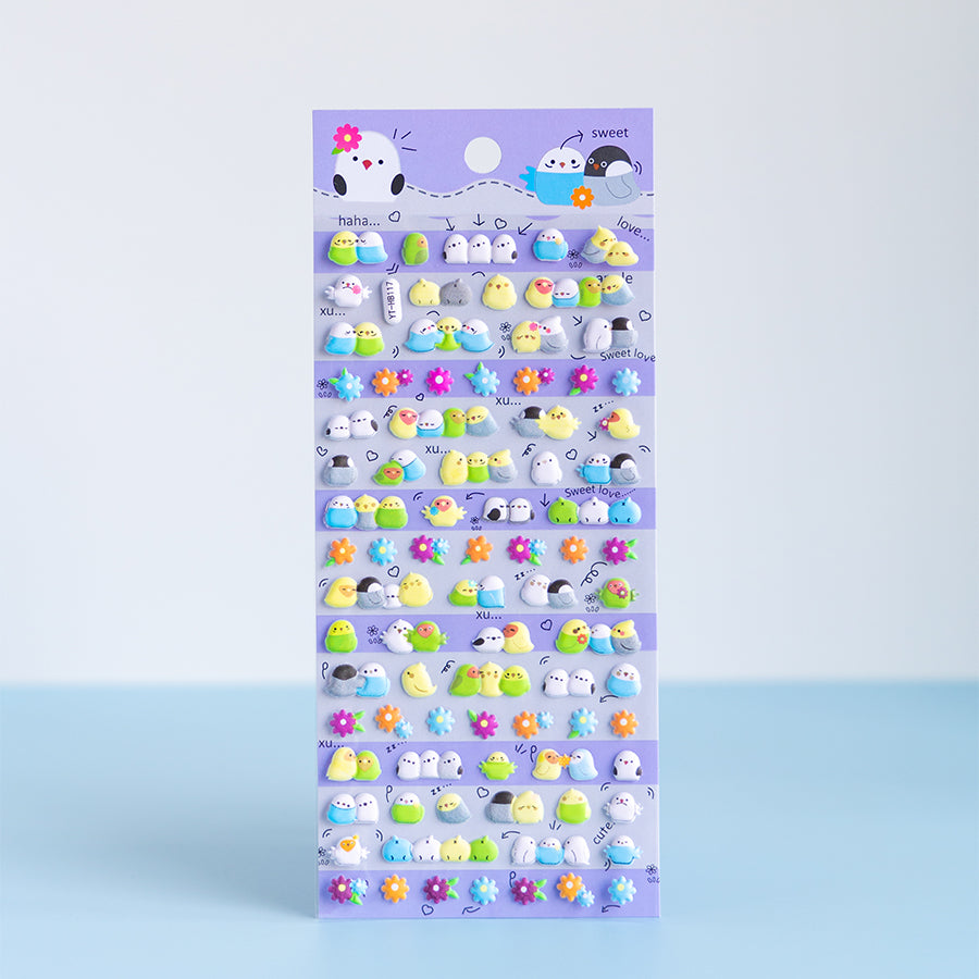 3D Cartoon Foam Animal Journal Stickers [109-120]