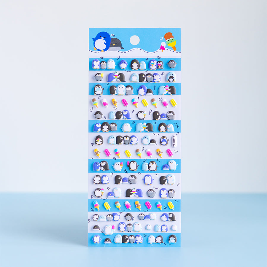 3D Cartoon Foam Animal Journal Stickers [109-120]
