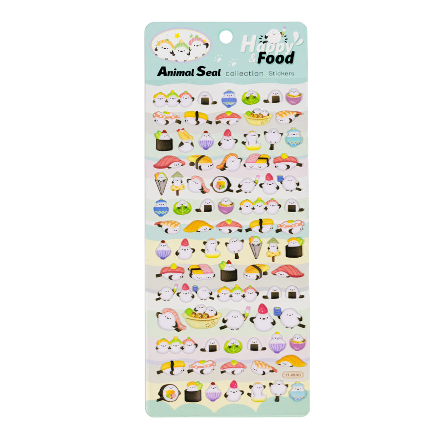 Cartoon Foam Animal Journal Stickers [157-164]