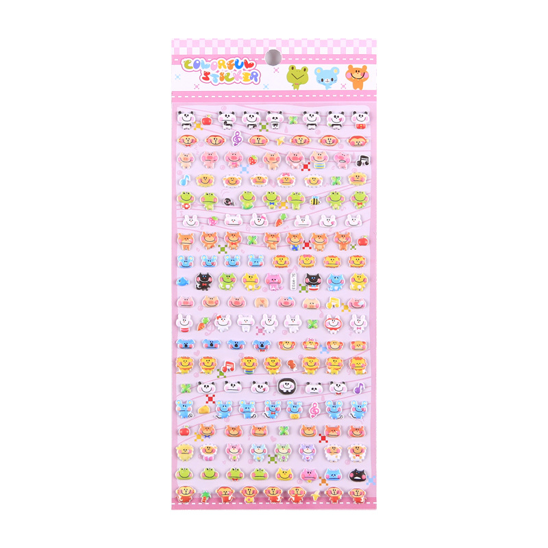 3D Puffy Stickers, 4 Sheets 200+ Kawaii Resin Decorative Stickers for Phone Case, Notebook, Scrapbooking
