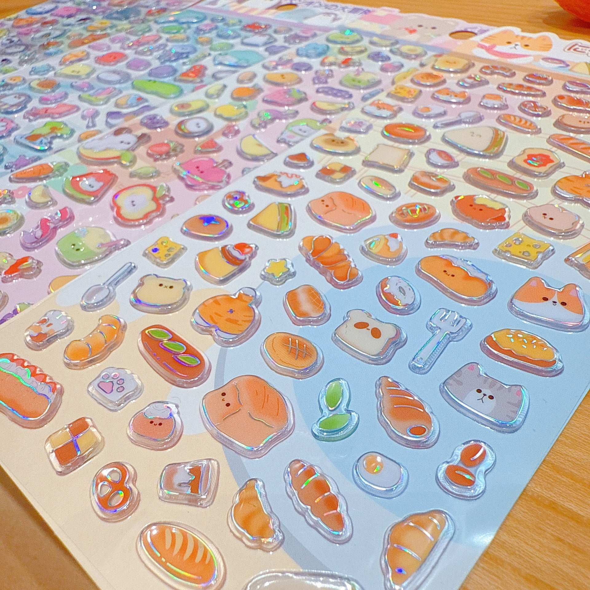 Food Pig Panda Animal PVC Stickers [EV01-EV04]