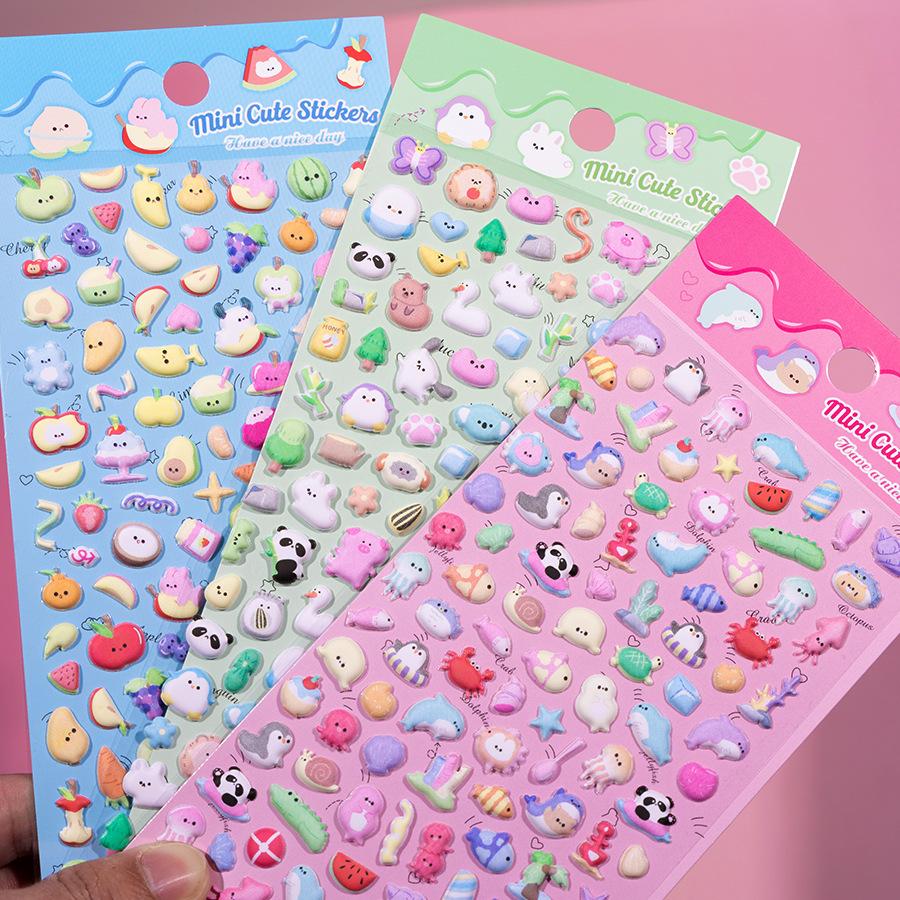 Cute Colorful Animal Fruit Food Sticker