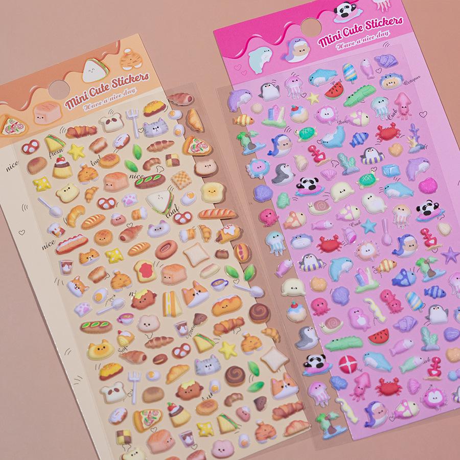 Cute Colorful Animal Fruit Food Sticker
