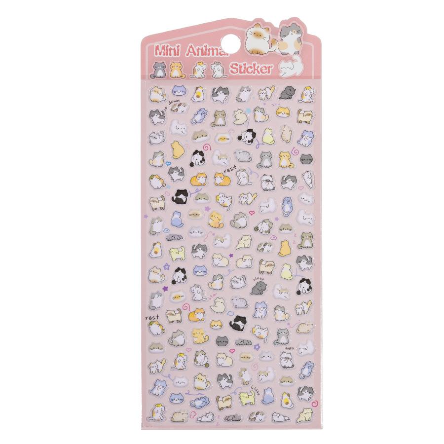 3D Puffy Stickers, 4 Sheets 200+ Kawaii Resin Decorative Stickers for Phone Case, Notebook, Scrapbooking