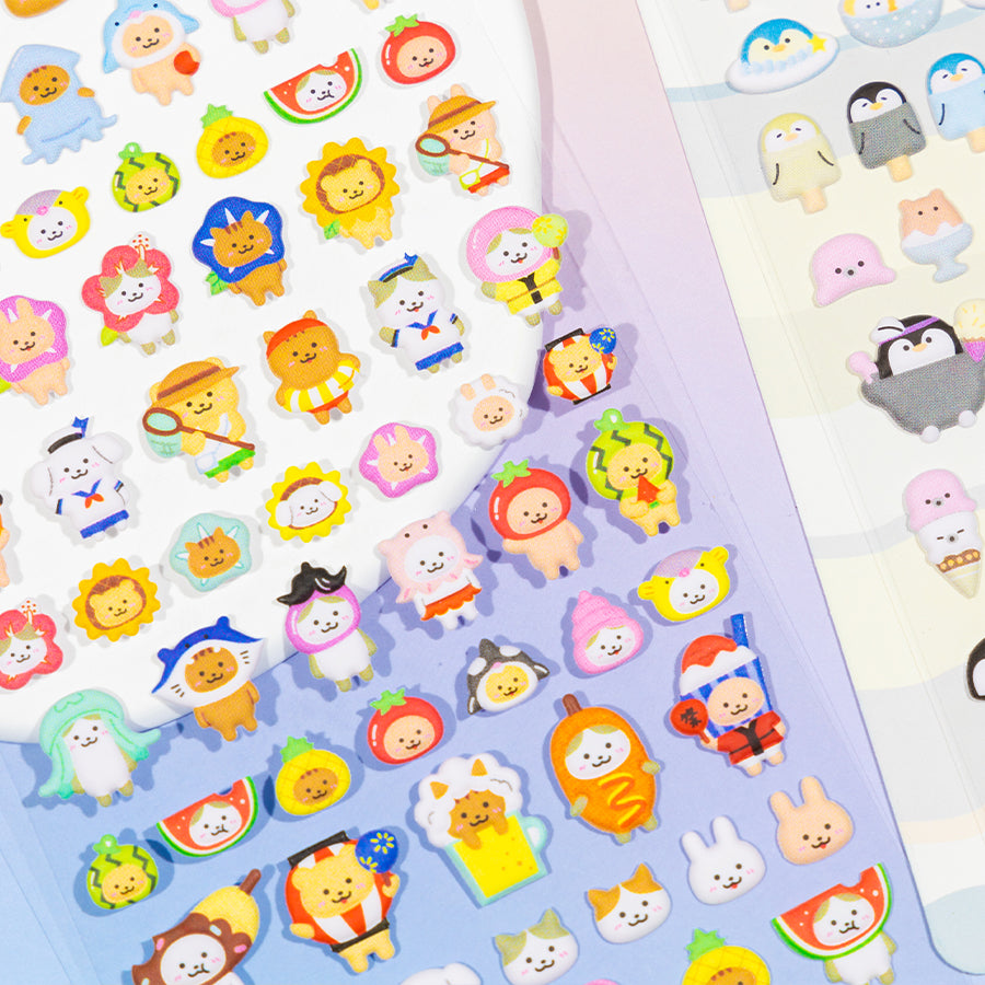 Cat Animal Journal Stickers Decoration Diary [157-176]
