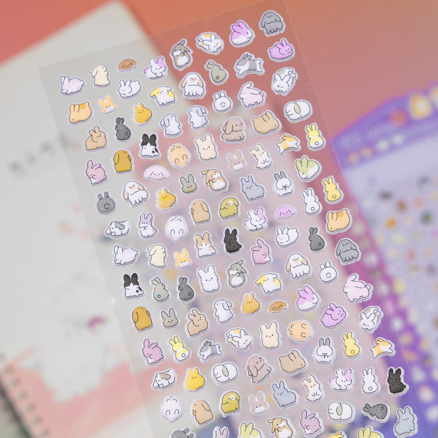 3D Cartoon Food Sushi Journal Stickers [DG017-DG020]
