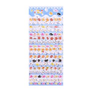 3D Puffy Stickers, 4 Sheets 200+ Kawaii Resin Decorative Stickers for Phone Case, Notebook, Scrapbooking