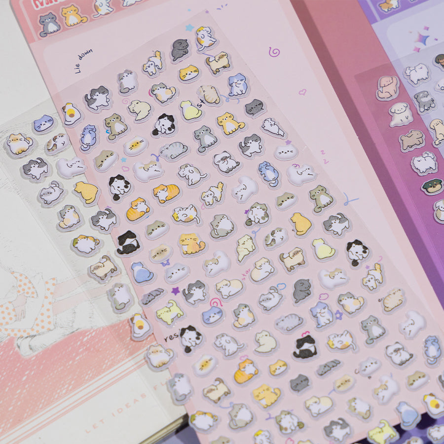 3D Cartoon Food Sushi Journal Stickers [DG017-DG020]