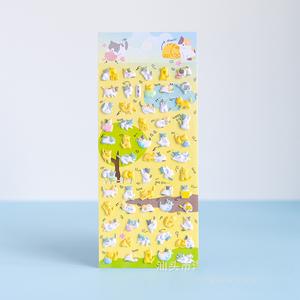 3D Cartoon Foam Animal Journal Stickers
