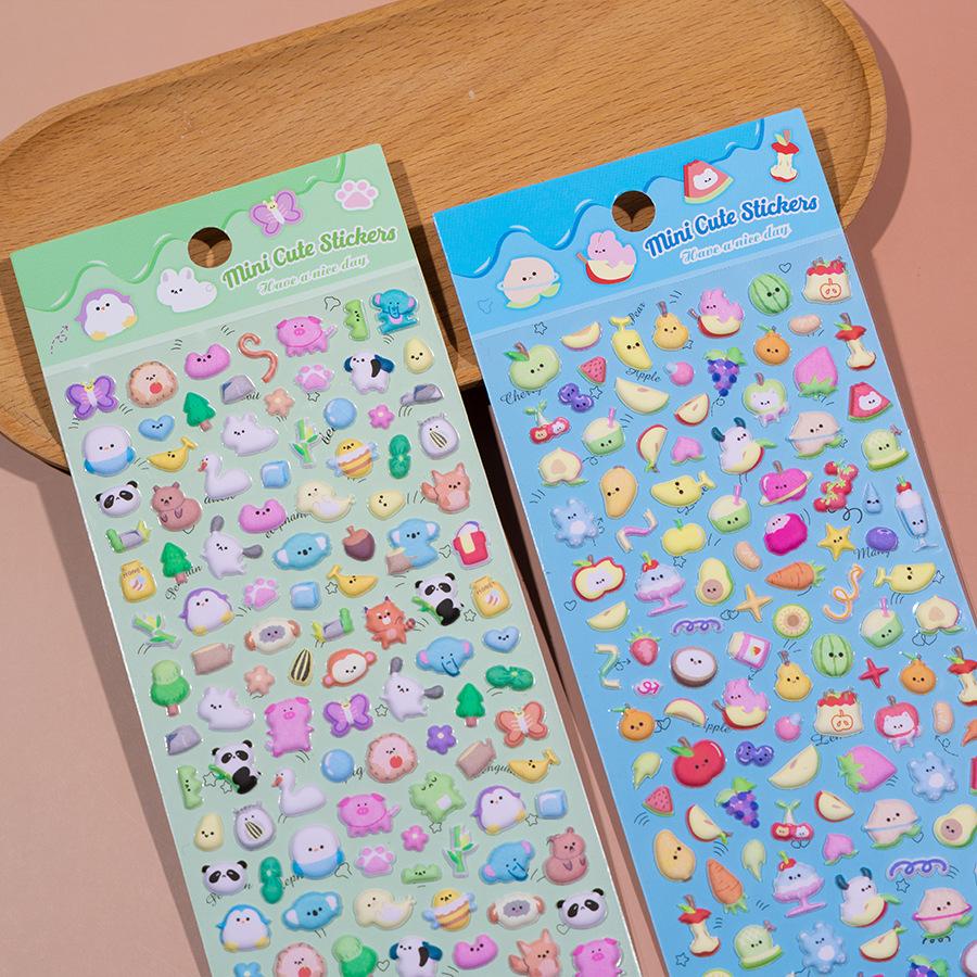 Cute Colorful Animal Fruit Food Sticker