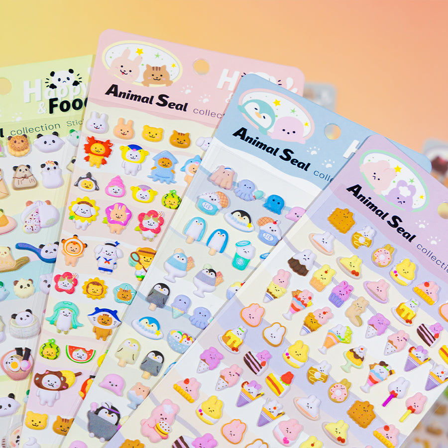 Cat Animal Journal Stickers Decoration Diary [157-176]