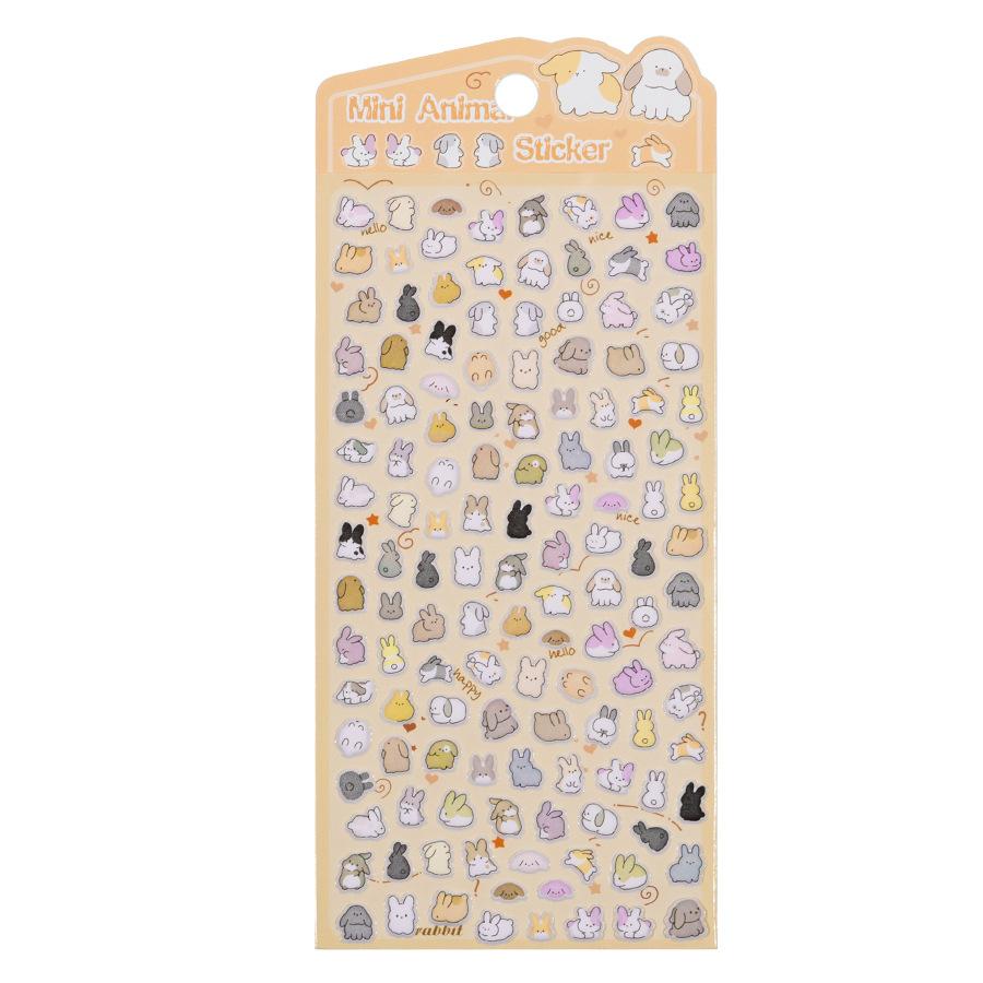 3D Puffy Stickers, 4 Sheets 200+ Kawaii Resin Decorative Stickers for Phone Case, Notebook, Scrapbooking