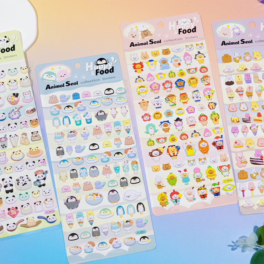 Cat Animal Journal Stickers Decoration Diary [157-176]