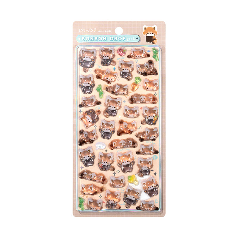 Children's Stickers 3D Embossed Crystal Cartoon Japanese Elements Cute Animals Sticker