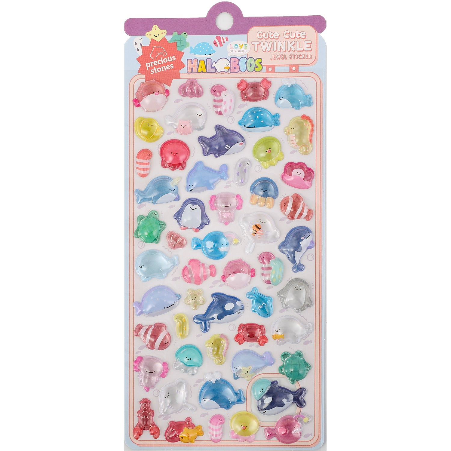 3D Marine Animal Whale Turtle Dolphin Sticker