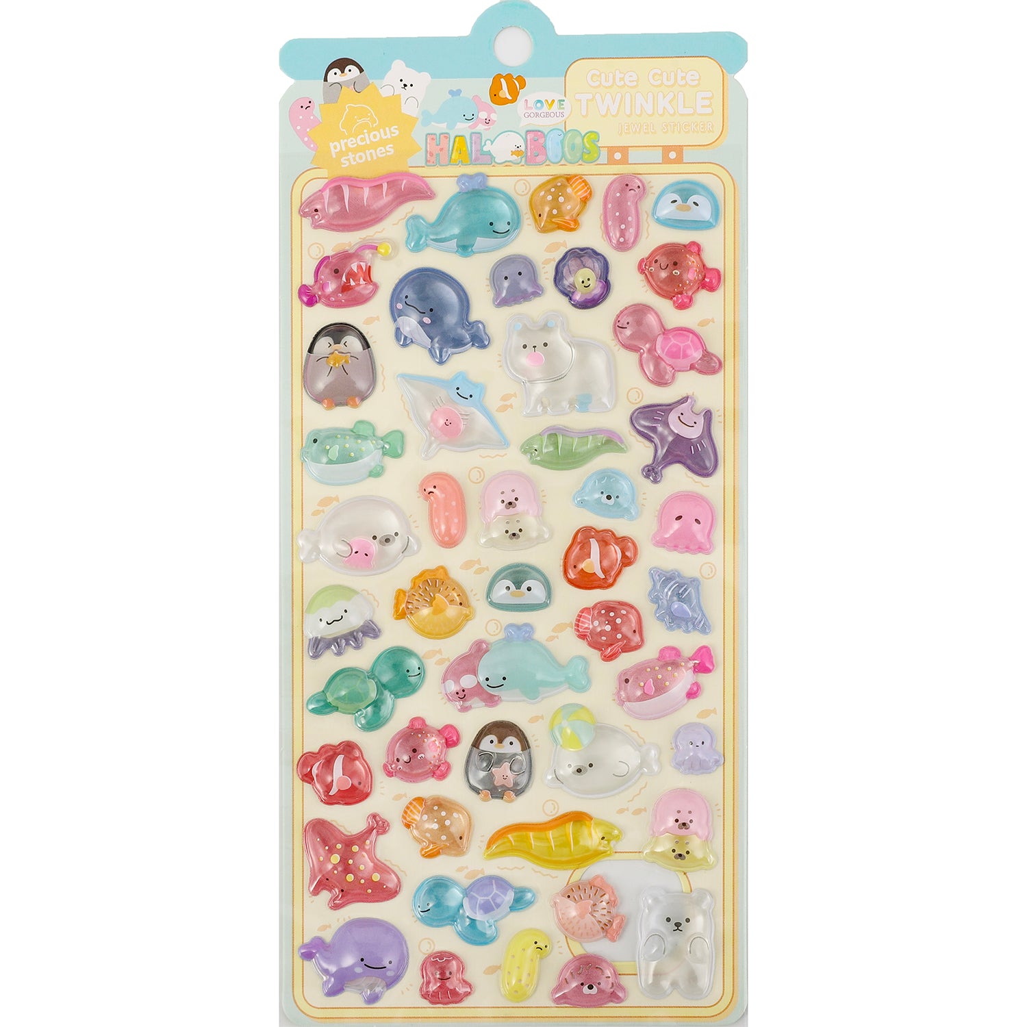 3D Marine Animal Whale Turtle Dolphin Sticker