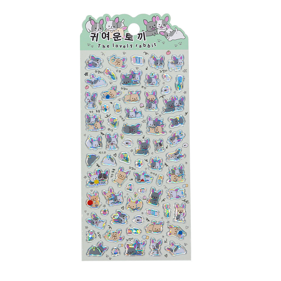 Dog, Cat, Rabbit Stickers [EV09-EV12]