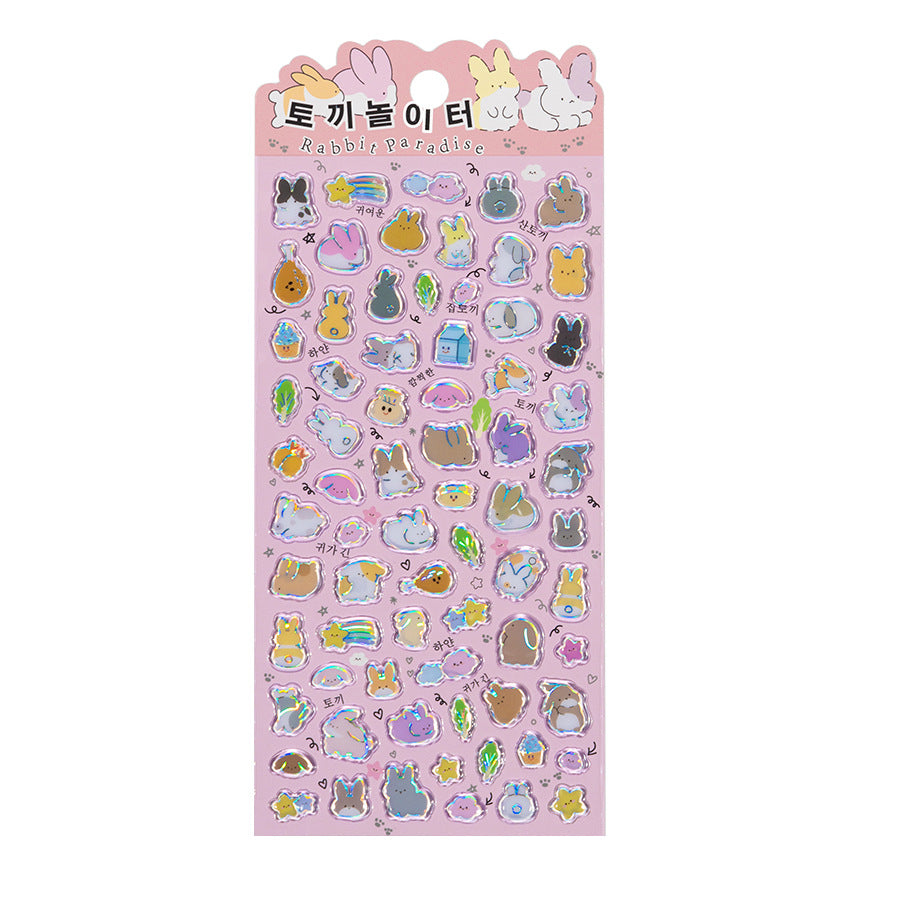 Dog, Cat, Rabbit Stickers [EV09-EV12]