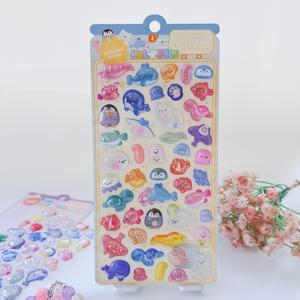 3D Marine Animal Whale Turtle Dolphin Sticker