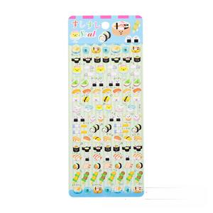 3D Cartoon Food Sushi Journal Stickers